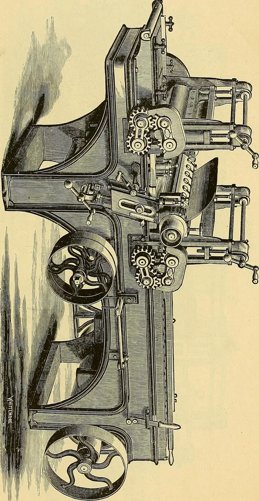 An illustration from Gear's illustrated catalogue of wood and iron working machinery, 1872, leaf 23