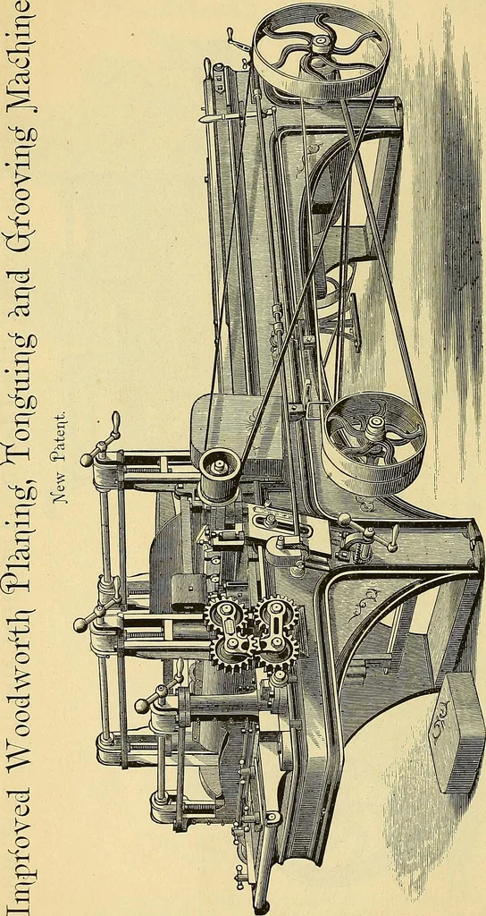 An illustration from Gear's illustrated catalogue of wood and iron working machinery, 1872, leaf 24