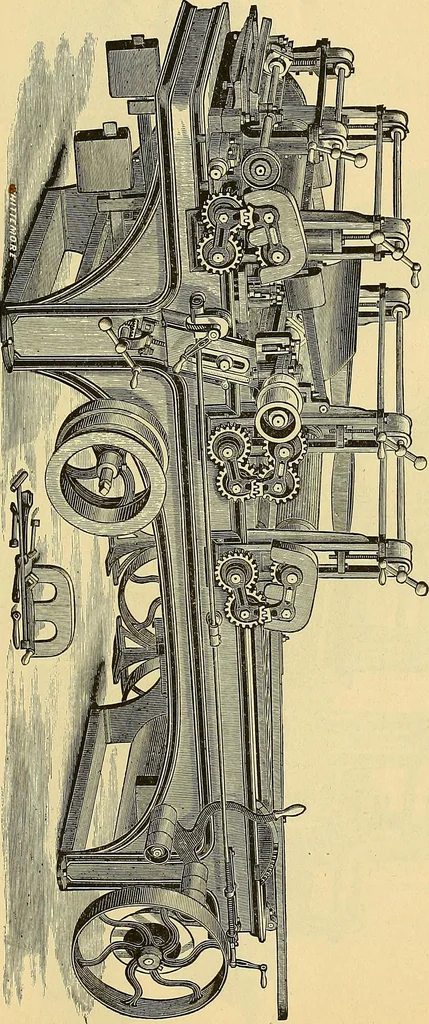 An illustration from Gear's illustrated catalogue of wood and iron working machinery, 1872, leaf 25