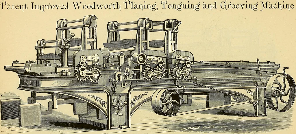An illustration from Gear's illustrated catalogue of wood and iron working machinery, 1872, leaf 26