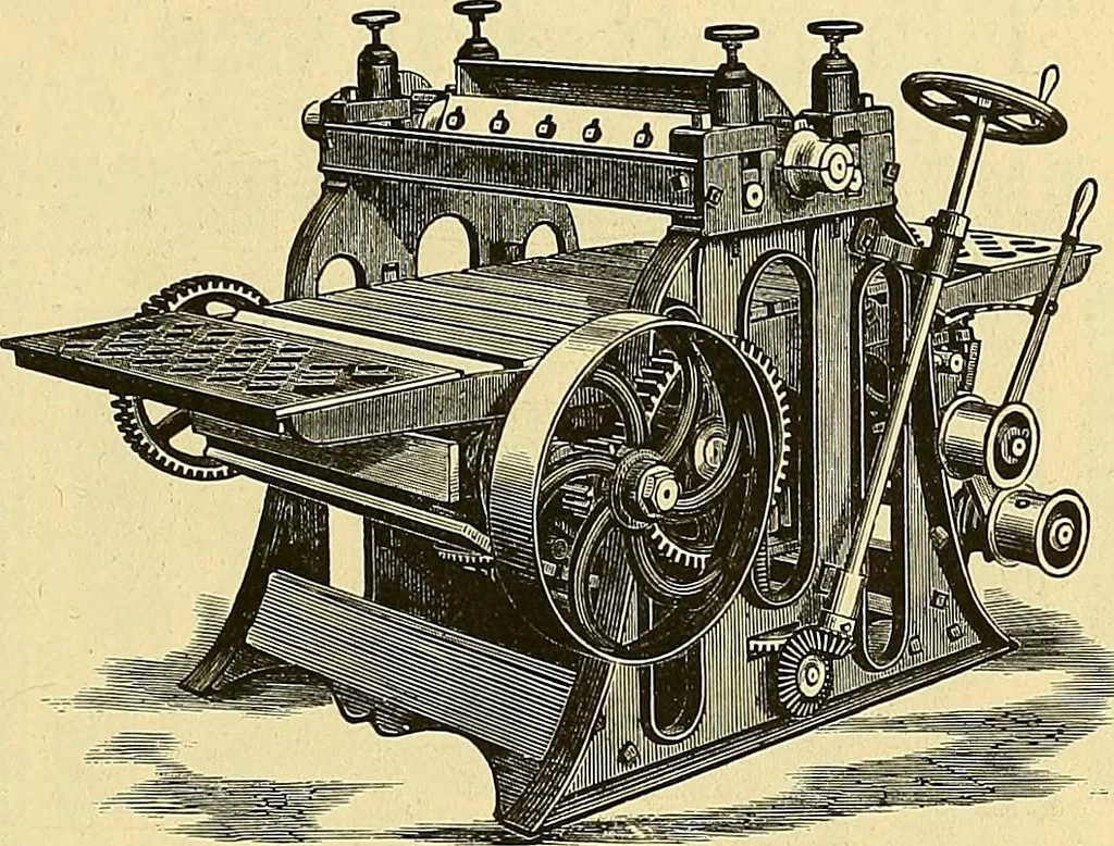 An illustration from Gear's illustrated catalogue of wood and iron working machinery, 1872, leaf 29