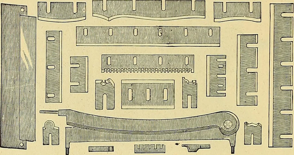 An illustration from Gear's illustrated catalogue of wood and iron working machinery, 1872, leaf 30