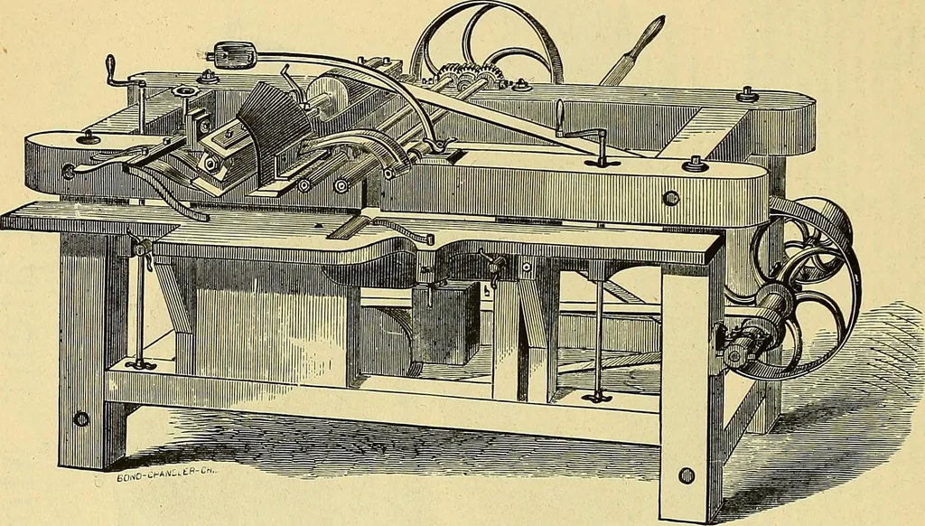 An illustration from Gear's illustrated catalogue of wood and iron working machinery, 1872, leaf 34
