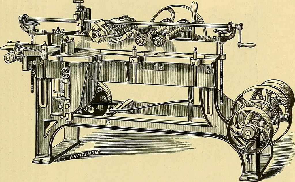 An illustration from Gear's illustrated catalogue of wood and iron working machinery, 1872, leaf 35