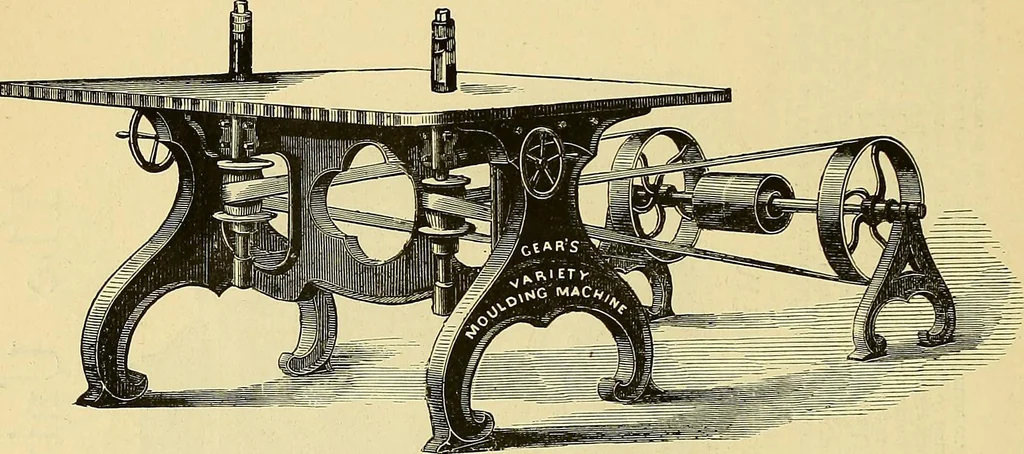 An illustration from Gear's illustrated catalogue of wood and iron working machinery, 1872, leaf 38