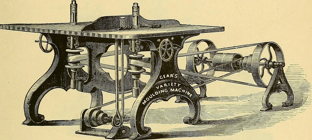 An illustration from Gear's illustrated catalogue of wood and iron working machinery, 1872, leaf 39