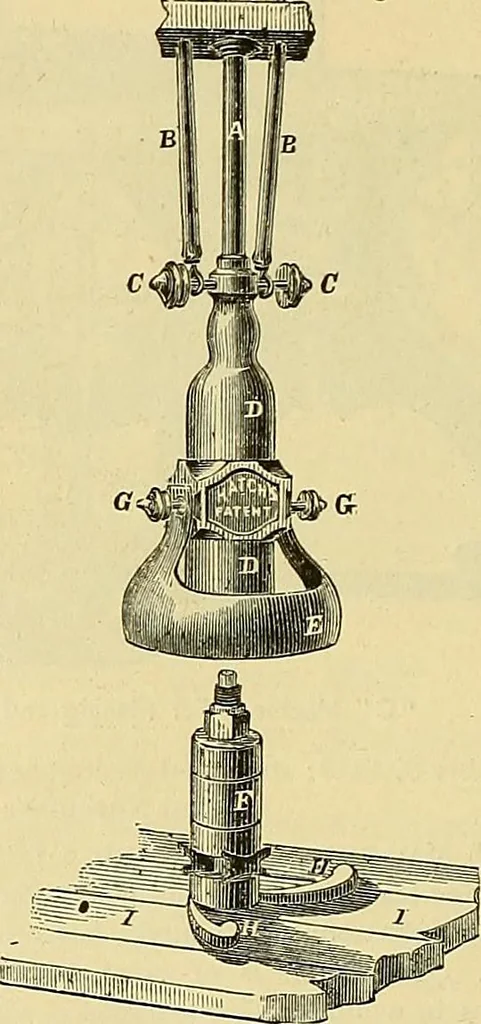 An illustration from Gear's illustrated catalogue of wood and iron working machinery, 1872, leaf 40