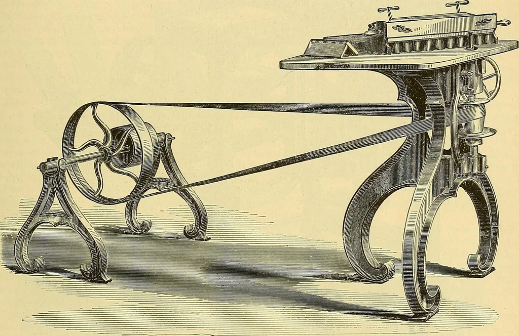 An illustration from Gear's illustrated catalogue of wood and iron working machinery, 1872, leaf 47