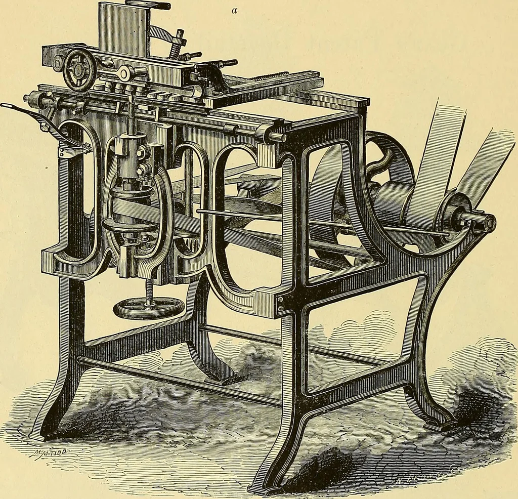 An illustration from Gear's illustrated catalogue of wood and iron working machinery, 1872, leaf 48