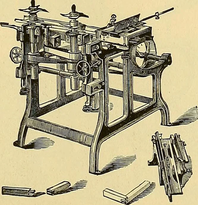 An illustration from Gear's illustrated catalogue of wood and iron working machinery, 1872, leaf 49