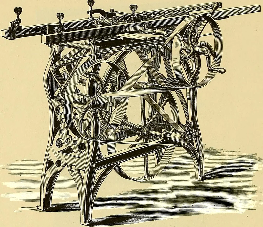 An illustration from Gear's illustrated catalogue of wood and iron working machinery, 1872, leaf 56