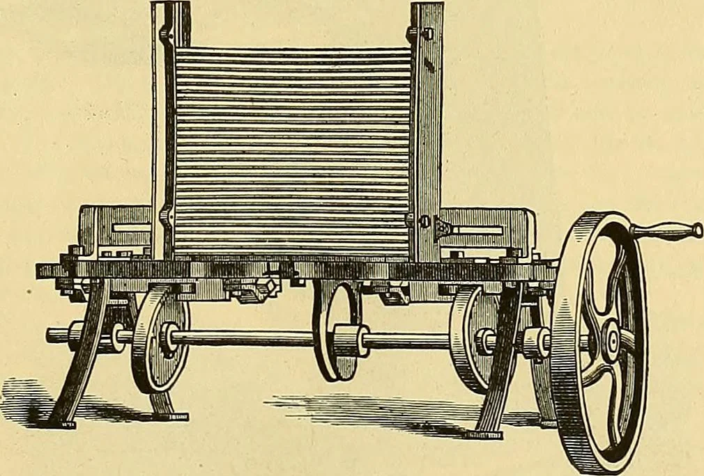 An illustration from Gear's illustrated catalogue of wood and iron working machinery, 1872, leaf 57