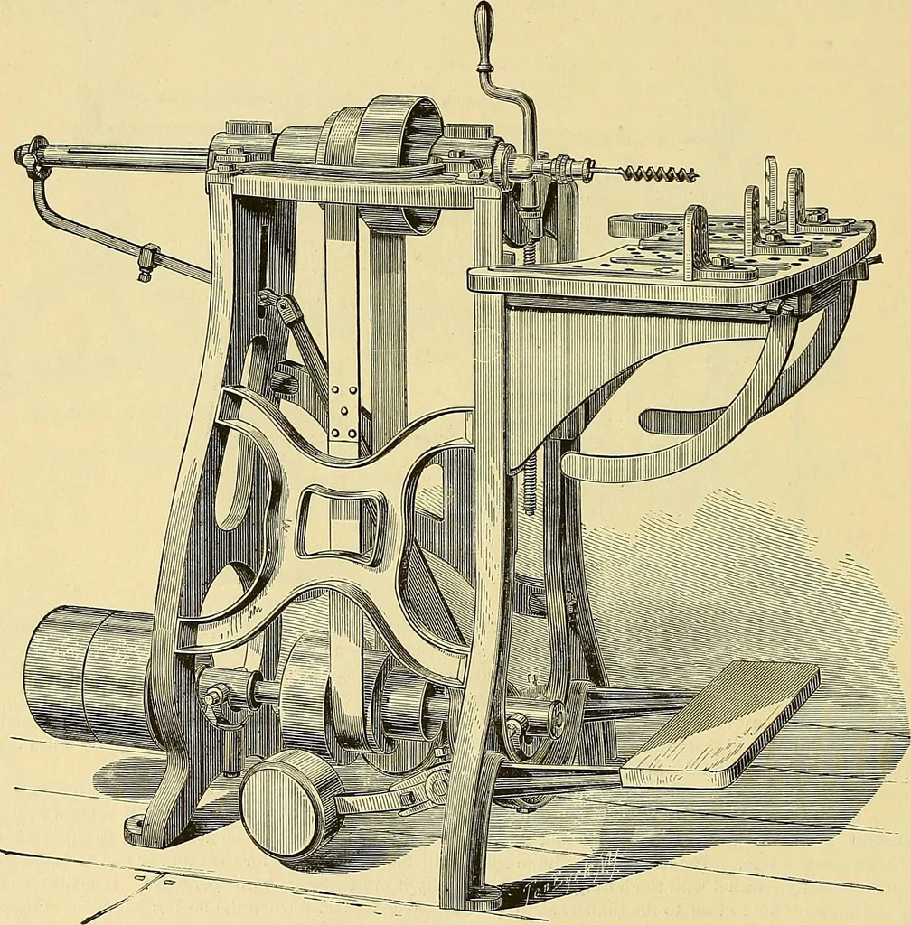 An illustration from Gear's illustrated catalogue of wood and iron working machinery, 1872, leaf 60