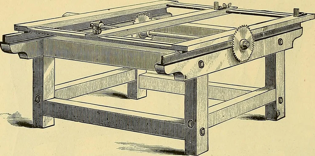 An illustration from Gear's illustrated catalogue of wood and iron working machinery, 1872, leaf 70