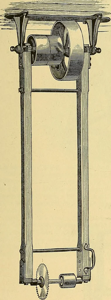 An illustration from Gear's illustrated catalogue of wood and iron working machinery, 1872, leaf 71