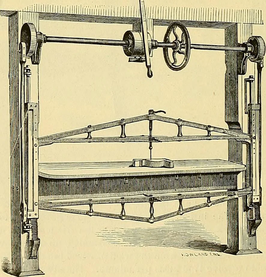 An illustration from Gear's illustrated catalogue of wood and iron working machinery, 1872, leaf 72