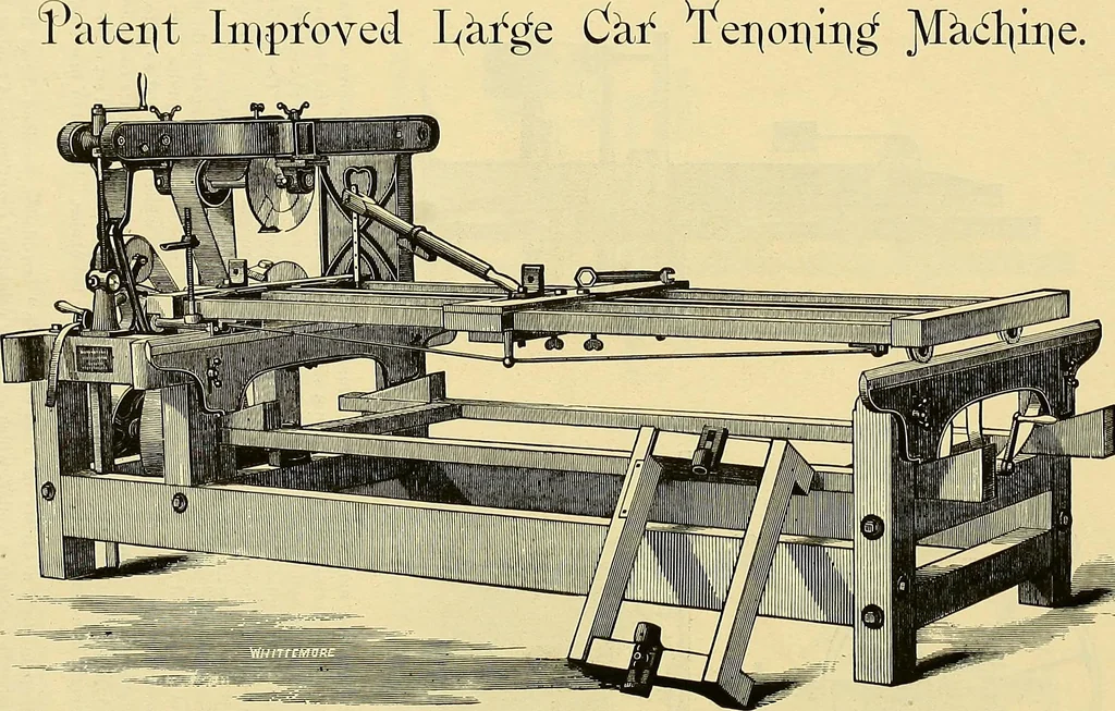 An illustration from Gear's illustrated catalogue of wood and iron working machinery, 1872, leaf 80