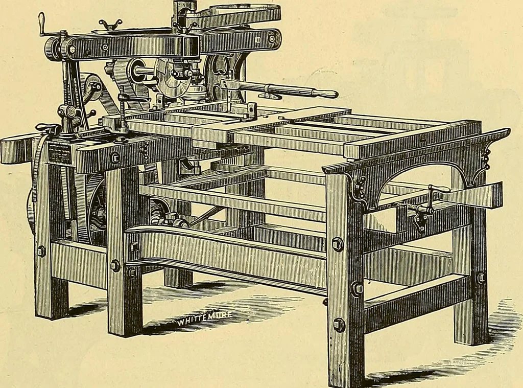 An illustration from Gear's illustrated catalogue of wood and iron working machinery, 1872, leaf 81