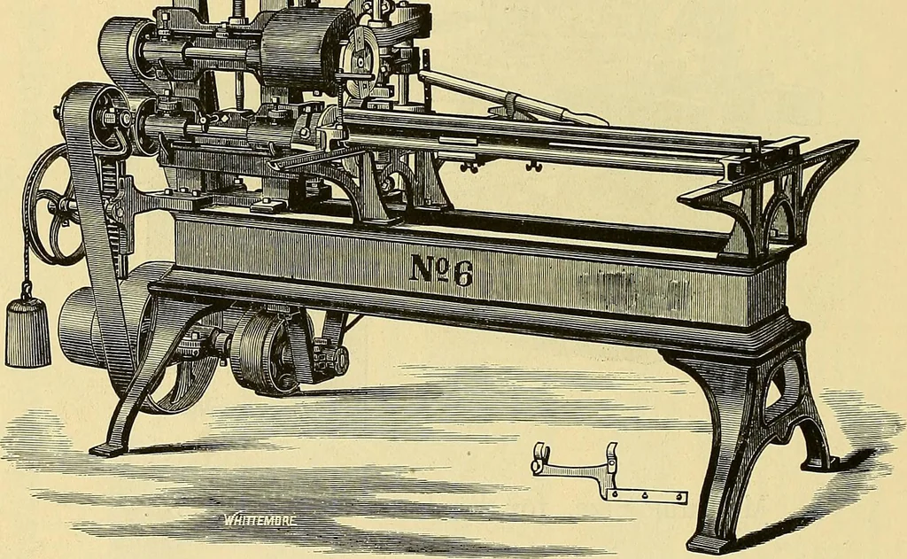 An illustration from Gear's illustrated catalogue of wood and iron working machinery, 1872, leaf 82