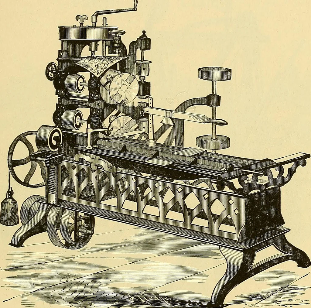 An illustration from Gear's illustrated catalogue of wood and iron working machinery, 1872, leaf 83