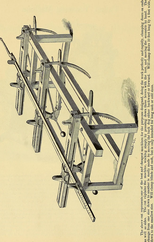 An illustration from Gear's illustrated catalogue of wood and iron working machinery, 1872, leaf 84