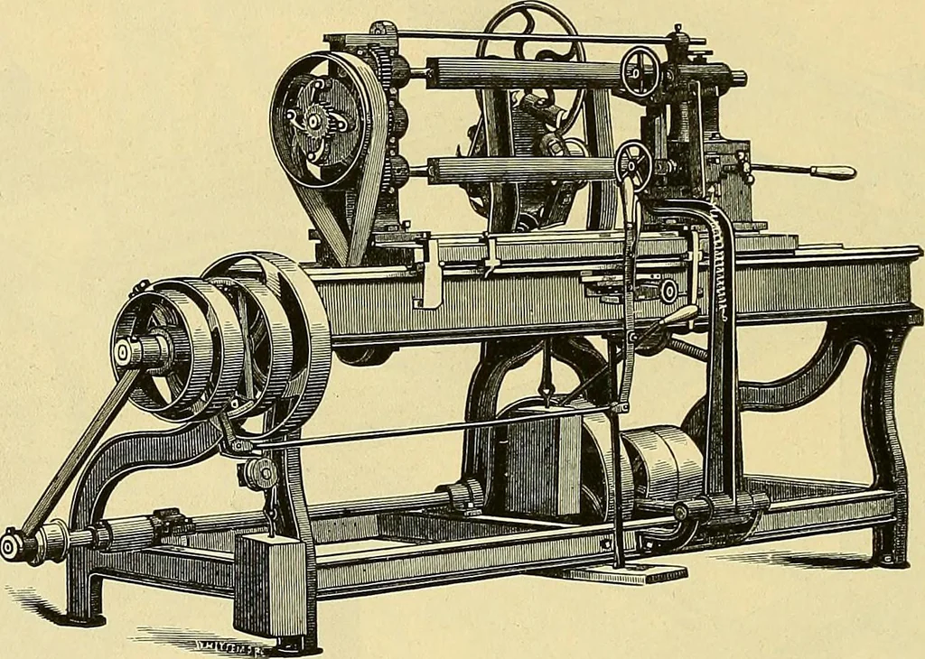 An illustration from Gear's illustrated catalogue of wood and iron working machinery, 1872, leaf 86