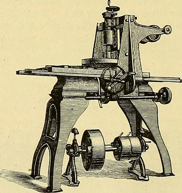 An illustration from Gear's illustrated catalogue of wood and iron working machinery, 1872, leaf 88