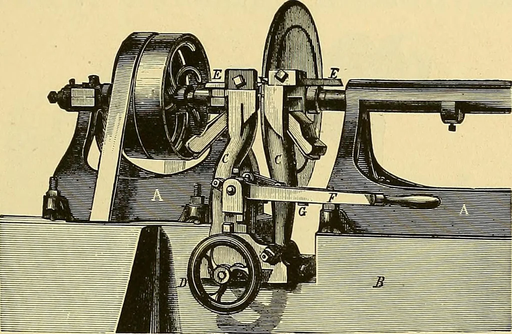 An illustration from Gear's illustrated catalogue of wood and iron working machinery, 1872, leaf 89