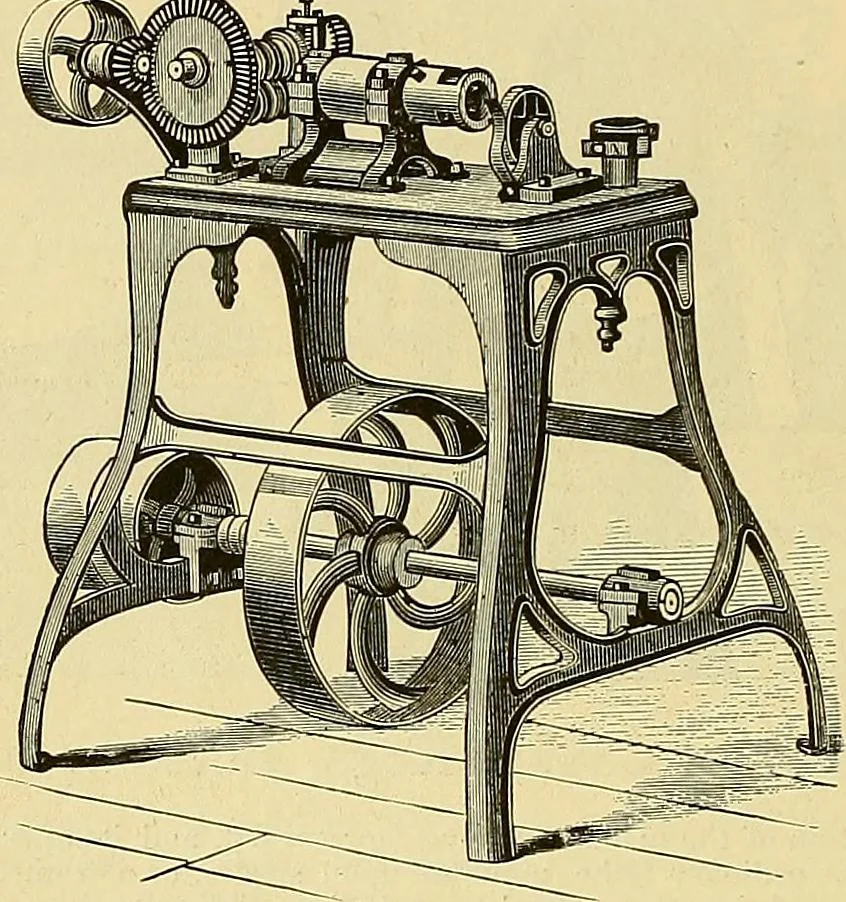 An illustration from Gear's illustrated catalogue of wood and iron working machinery, 1872, leaf 90