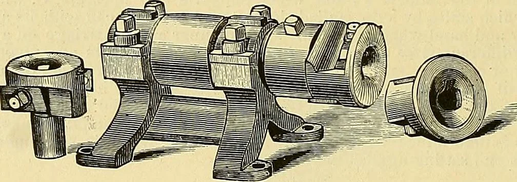 An illustration from Gear's illustrated catalogue of wood and iron working machinery, 1872, leaf 90