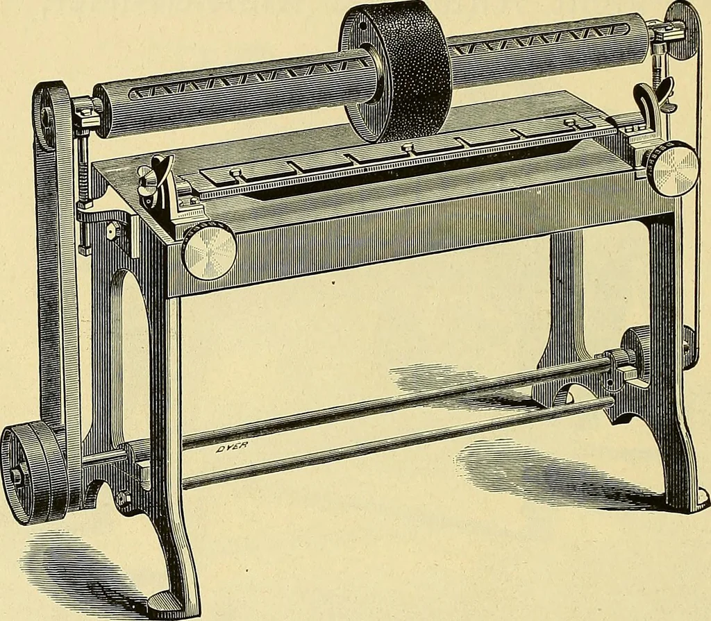 An illustration from Gear's illustrated catalogue of wood and iron working machinery, 1872, leaf 92