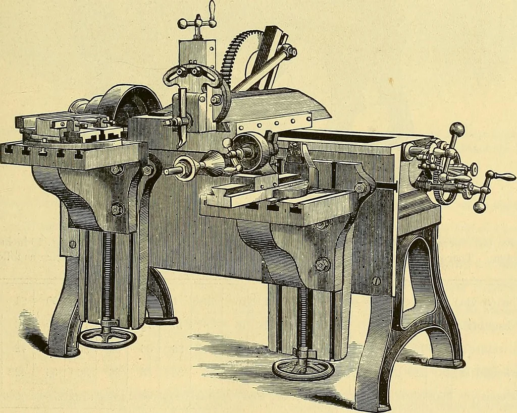 An illustration from Gear's illustrated catalogue of wood and iron working machinery, 1872, leaf 97