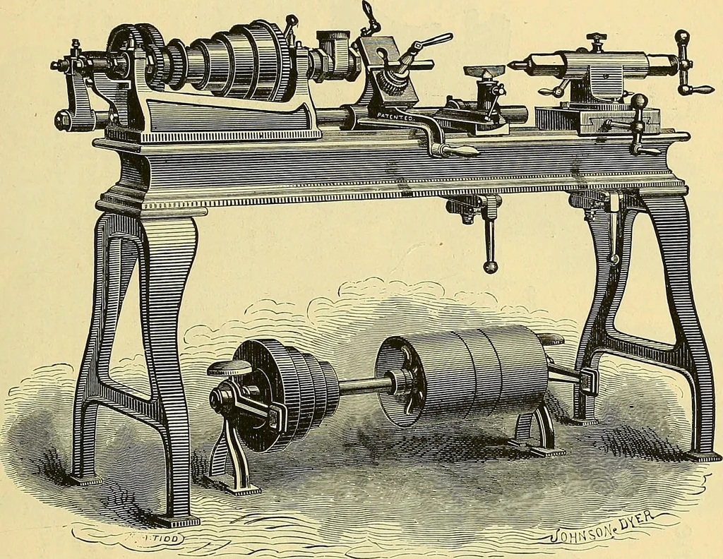 An illustration from Gear's illustrated catalogue of wood and iron working machinery, 1872, leaf 99