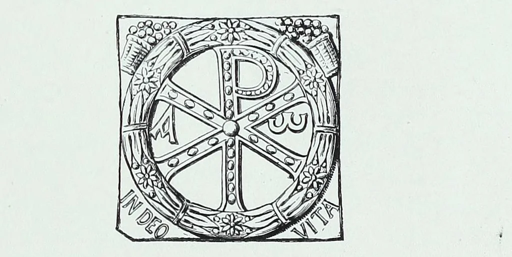 An illustration from Gebet und Bild in frühchristlicher Zeit, 1902, leaf 9