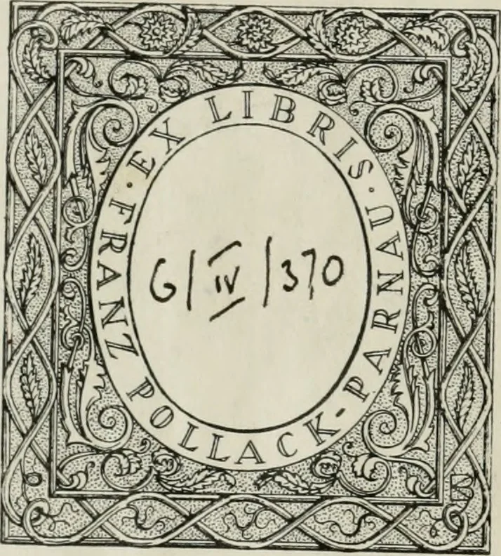 An illustration from Gedanken über die Nachahmung der griechischen Werke in der Malerey und Bildhauerkunst, 1756, leaf 1