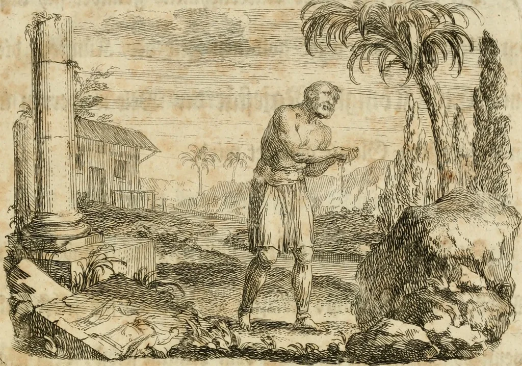 An illustration from Gedanken über die Nachahmung der griechischen Werke in der Malerey und Bildhauerkunst, 1756, leaf 8