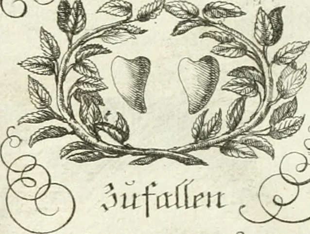 An illustration from Geistliche Herzens-Einbildungen inn zweihundert und fünfzig biblischen Figur-Sprüchen angedeutet : allen andächtige[n] Herze[n], u. der Tugent-Liebenden Jugent, zu einer Gottseligen Belustigung, auch denen Einfältigen, zu einer anmuthigen Vorstellung, unschweren Ergreiffung, und nuzlichen Fassung, auss allen canonischen Büchern der H. Schrifft ..., 1688, leaf 108