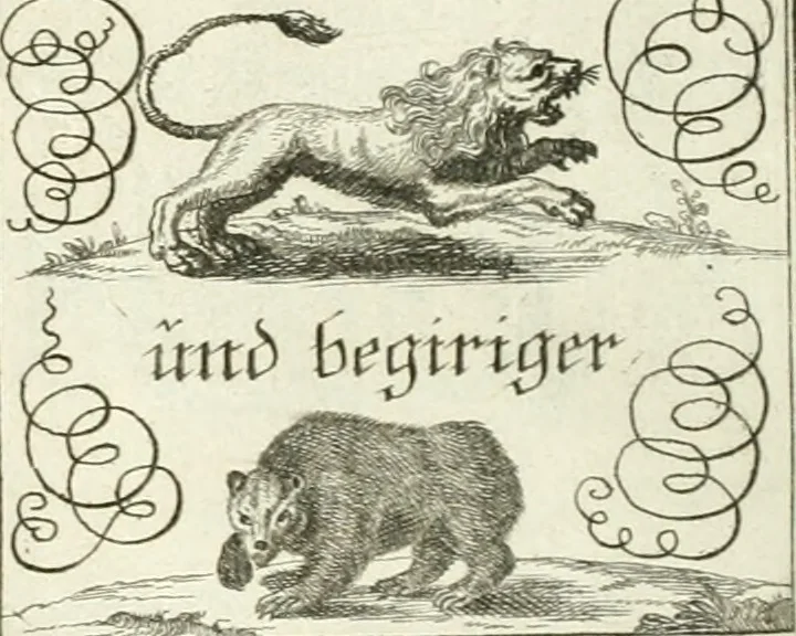 An illustration from Geistliche Herzens-Einbildungen inn zweihundert und fünfzig biblischen Figur-Sprüchen angedeutet : allen andächtige[n] Herze[n], u. der Tugent-Liebenden Jugent, zu einer Gottseligen Belustigung, auch denen Einfältigen, zu einer anmuthigen Vorstellung, unschweren Ergreiffung, und nuzlichen Fassung, auss allen canonischen Büchern der H. Schrifft ..., 1688, leaf 112