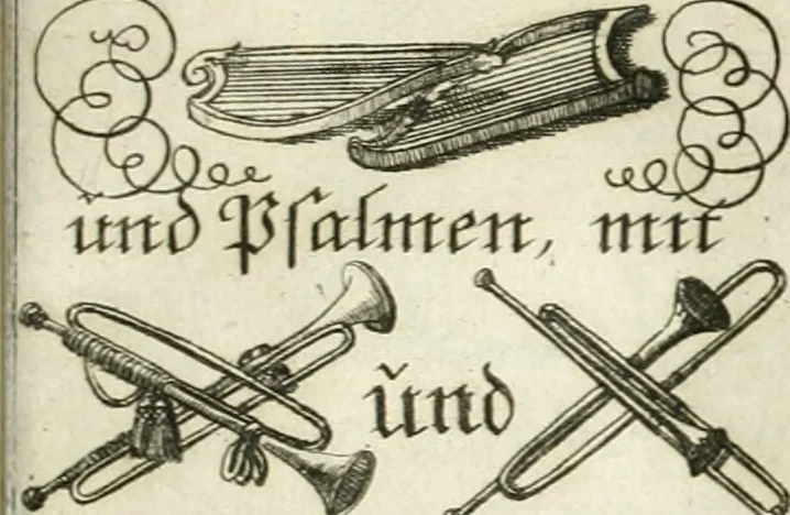 An illustration from Geistliche Herzens-Einbildungen inn zweihundert und fünfzig biblischen Figur-Sprüchen angedeutet : allen andächtige[n] Herze[n], u. der Tugent-Liebenden Jugent, zu einer Gottseligen Belustigung, auch denen Einfältigen, zu einer anmuthigen Vorstellung, unschweren Ergreiffung, und nuzlichen Fassung, auss allen canonischen Büchern der H. Schrifft ..., 1688, leaf 114