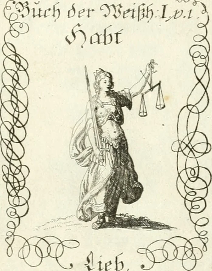 An illustration from Geistliche Herzens-Einbildungen inn zweihundert und fünfzig biblischen Figur-Sprüchen angedeutet : allen andächtige[n] Herze[n], u. der Tugent-Liebenden Jugent, zu einer Gottseligen Belustigung, auch denen Einfältigen, zu einer anmuthigen Vorstellung, unschweren Ergreiffung, und nuzlichen Fassung, auss allen canonischen Büchern der H. Schrifft ..., 1688, leaf 122
