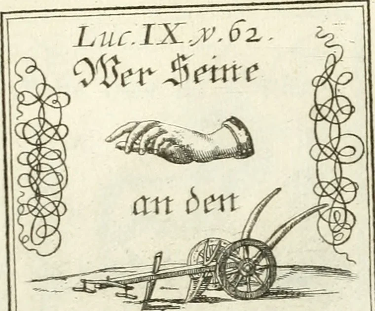 An illustration from Geistliche Herzens-Einbildungen inn zweihundert und fünfzig biblischen Figur-Sprüchen angedeutet : allen andächtige[n] Herze[n], u. der Tugent-Liebenden Jugent, zu einer Gottseligen Belustigung, auch denen Einfältigen, zu einer anmuthigen Vorstellung, unschweren Ergreiffung, und nuzlichen Fassung, auss allen canonischen Büchern der H. Schrifft ..., 1688, leaf 146
