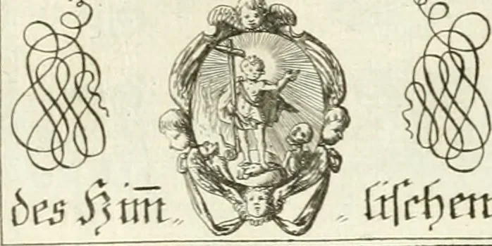 An illustration from Geistliche Herzens-Einbildungen inn zweihundert und fünfzig biblischen Figur-Sprüchen angedeutet : allen andächtige[n] Herze[n], u. der Tugent-Liebenden Jugent, zu einer Gottseligen Belustigung, auch denen Einfältigen, zu einer anmuthigen Vorstellung, unschweren Ergreiffung, und nuzlichen Fassung, auss allen canonischen Büchern der H. Schrifft ..., 1688, leaf 154