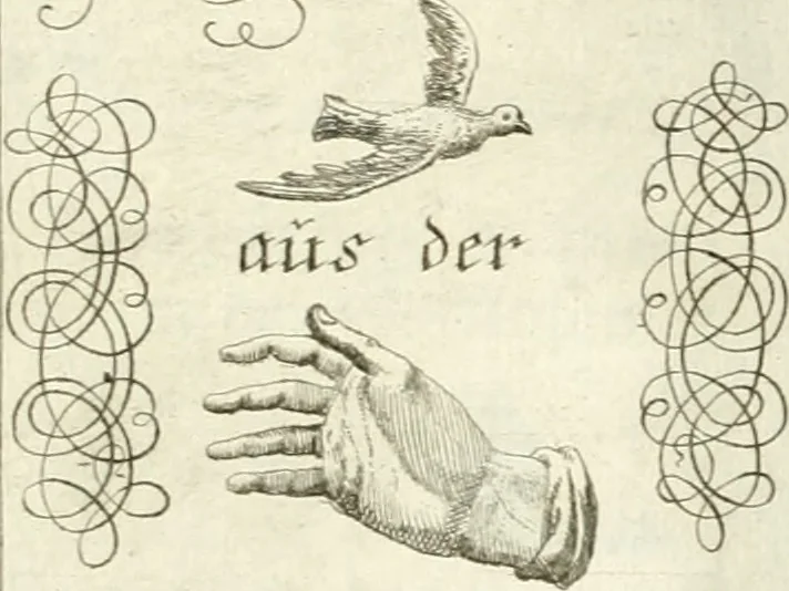 An illustration from Geistliche Herzens-Einbildungen inn zweihundert und fünfzig biblischen Figur-Sprüchen angedeutet : allen andächtige[n] Herze[n], u. der Tugent-Liebenden Jugent, zu einer Gottseligen Belustigung, auch denen Einfältigen, zu einer anmuthigen Vorstellung, unschweren Ergreiffung, und nuzlichen Fassung, auss allen canonischen Büchern der H. Schrifft ..., 1688, leaf 170