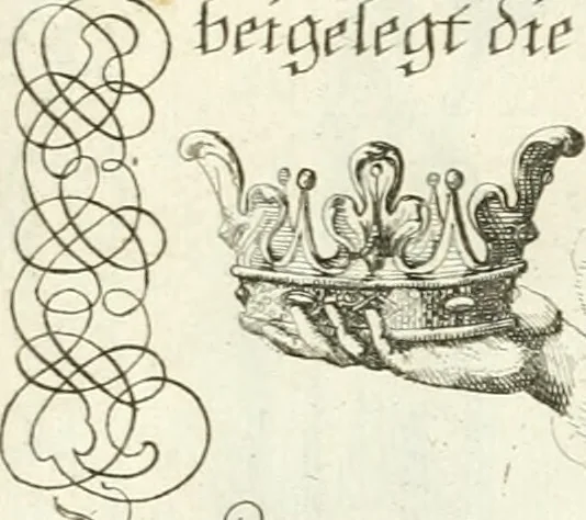 An illustration from Geistliche Herzens-Einbildungen inn zweihundert und fünfzig biblischen Figur-Sprüchen angedeutet : allen andächtige[n] Herze[n], u. der Tugent-Liebenden Jugent, zu einer Gottseligen Belustigung, auch denen Einfältigen, zu einer anmuthigen Vorstellung, unschweren Ergreiffung, und nuzlichen Fassung, auss allen canonischen Büchern der H. Schrifft ..., 1688, leaf 172