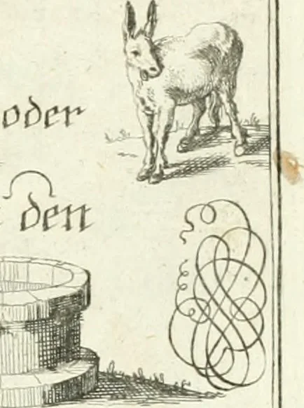 An illustration from Geistliche Herzens-Einbildungen inn zweihundert und fünfzig biblischen Figur-Sprüchen angedeutet : allen andächtige[n] Herze[n], u. der Tugent-Liebenden Jugent, zu einer Gottseligen Belustigung, auch denen Einfältigen, zu einer anmuthigen Vorstellung, unschweren Ergreiffung, und nuzlichen Fassung, auss allen canonischen Büchern der H. Schrifft ..., 1688, leaf 180