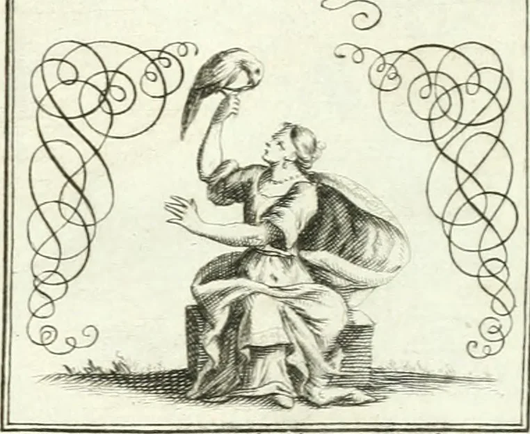 An illustration from Geistliche Herzens-Einbildungen inn zweihundert und fünfzig biblischen Figur-Sprüchen angedeutet : allen andächtige[n] Herze[n], u. der Tugent-Liebenden Jugent, zu einer Gottseligen Belustigung, auch denen Einfältigen, zu einer anmuthigen Vorstellung, unschweren Ergreiffung, und nuzlichen Fassung, auss allen canonischen Büchern der H. Schrifft ..., 1688, leaf 224