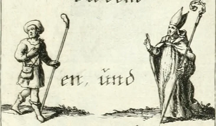An illustration from Geistliche Herzens-Einbildungen inn zweihundert und fünfzig biblischen Figur-Sprüchen angedeutet : allen andächtige[n] Herze[n], u. der Tugent-Liebenden Jugent, zu einer Gottseligen Belustigung, auch denen Einfältigen, zu einer anmuthigen Vorstellung, unschweren Ergreiffung, und nuzlichen Fassung, auss allen canonischen Büchern der H. Schrifft ..., 1688, leaf 230