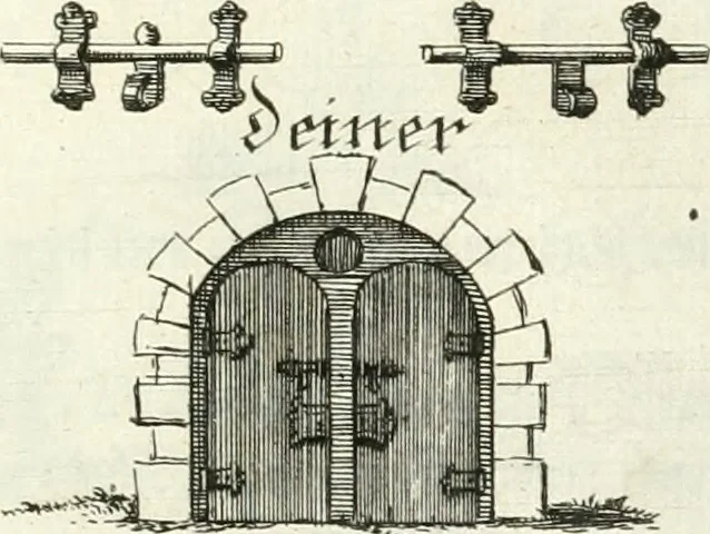 An illustration from Geistliche Herzens-Einbildungen inn zweihundert und fünfzig biblischen Figur-Sprüchen angedeutet : allen andächtige[n] Herze[n], u. der Tugent-Liebenden Jugent, zu einer Gottseligen Belustigung, auch denen Einfältigen, zu einer anmuthigen Vorstellung, unschweren Ergreiffung, und nuzlichen Fassung, auss allen canonischen Büchern der H. Schrifft ..., 1688, leaf 232