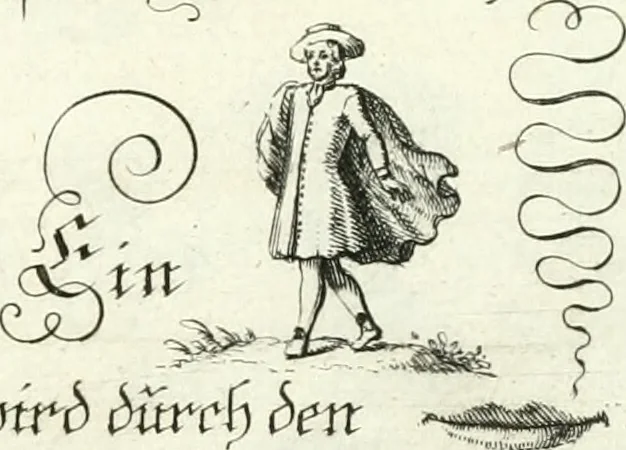 An illustration from Geistliche Herzens-Einbildungen inn zweihundert und fünfzig biblischen Figur-Sprüchen angedeutet : allen andächtige[n] Herze[n], u. der Tugent-Liebenden Jugent, zu einer Gottseligen Belustigung, auch denen Einfältigen, zu einer anmuthigen Vorstellung, unschweren Ergreiffung, und nuzlichen Fassung, auss allen canonischen Büchern der H. Schrifft ..., 1688, leaf 240