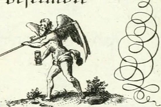 An illustration from Geistliche Herzens-Einbildungen inn zweihundert und fünfzig biblischen Figur-Sprüchen angedeutet : allen andächtige[n] Herze[n], u. der Tugent-Liebenden Jugent, zu einer Gottseligen Belustigung, auch denen Einfältigen, zu einer anmuthigen Vorstellung, unschweren Ergreiffung, und nuzlichen Fassung, auss allen canonischen Büchern der H. Schrifft ..., 1688, leaf 256